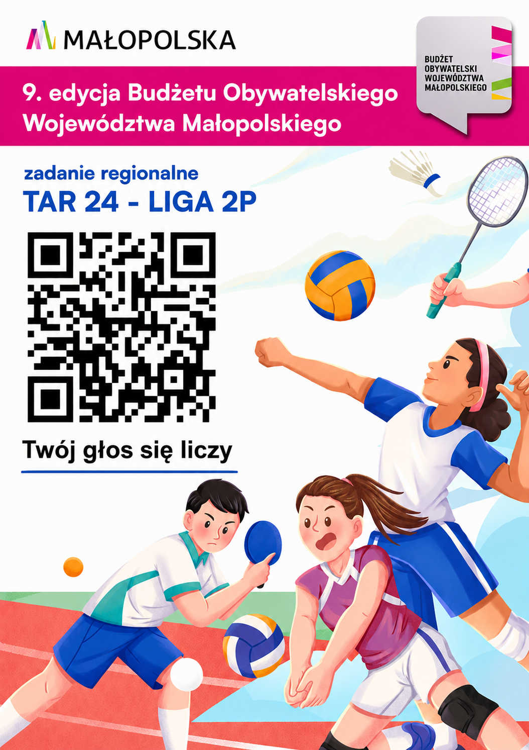 Budżet obywatelski TAR 24 Liga 2P