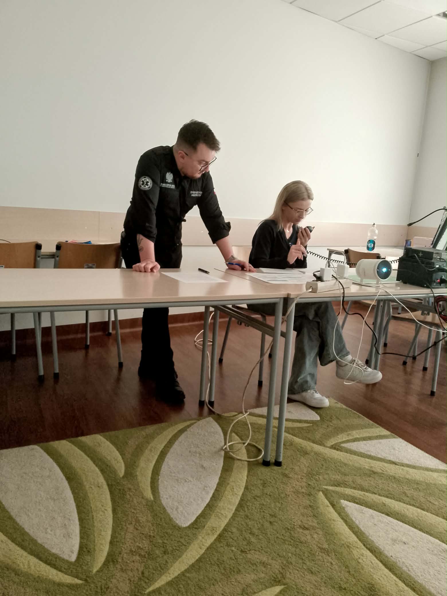 Wiktoria koordynująca działania medycznejpg