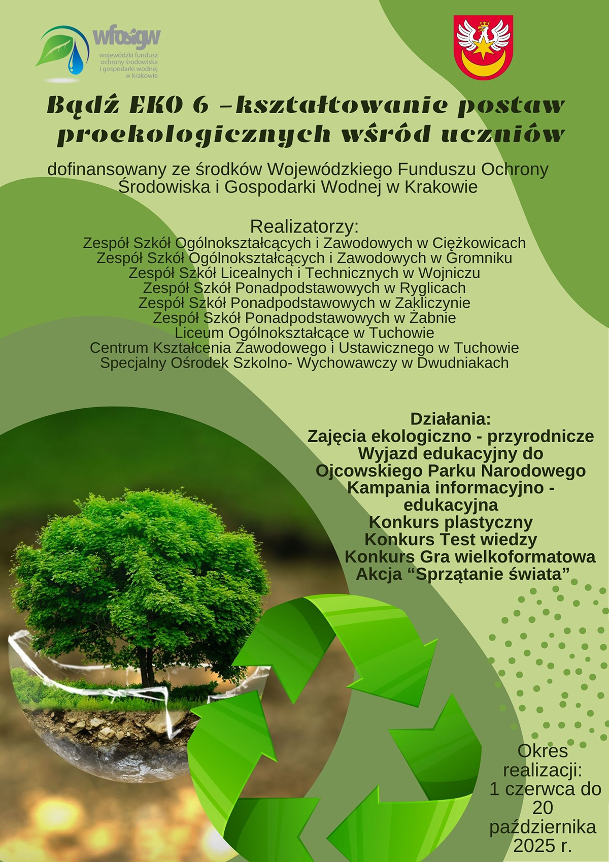 Bądź EKO 6 kształtowanie postaw proekologicznych wśród uczniów 