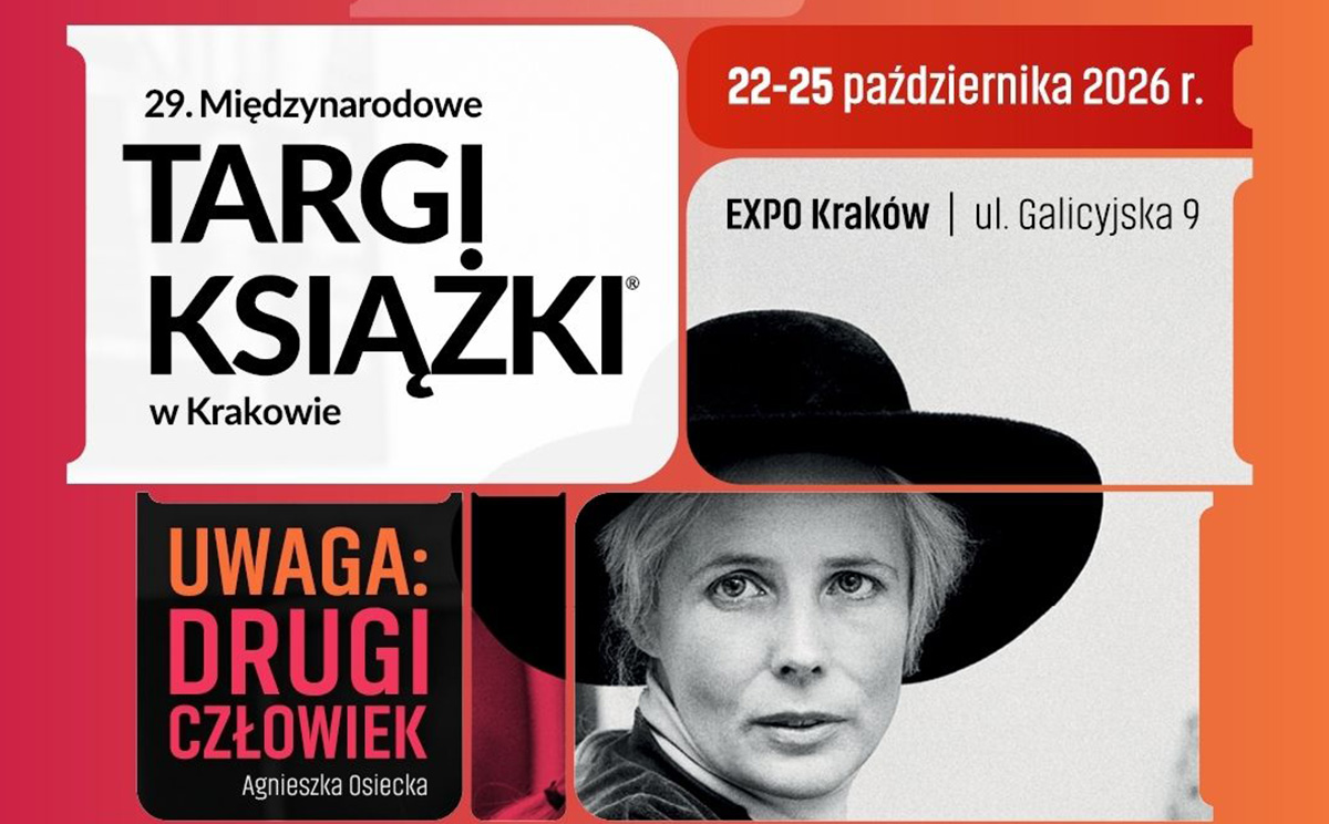 Plakat reklamowy 29. Międzynarodowych Targów Książki w Krakowie
