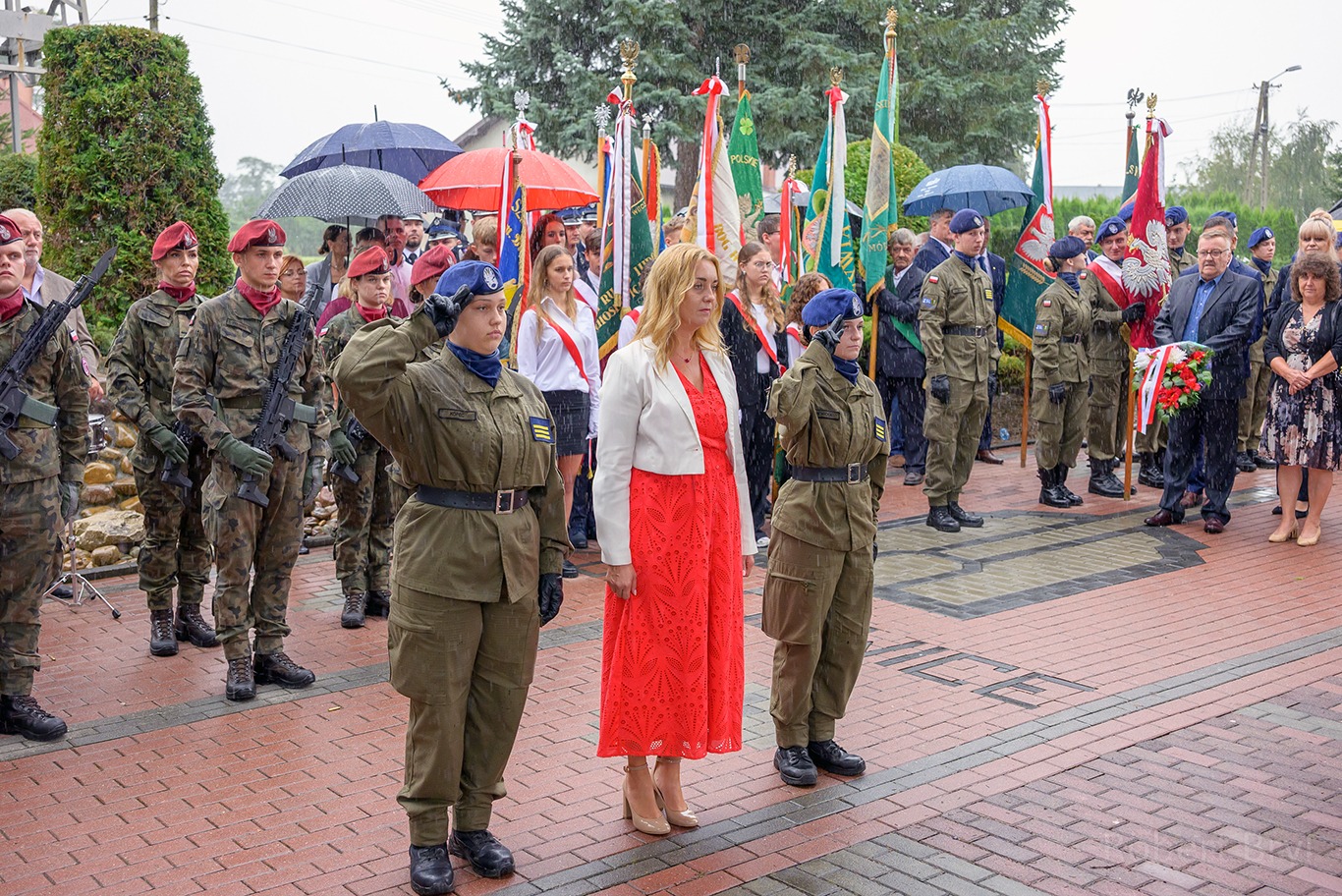 Apel upamiętniający poległych  podczas I i II wojny Światowej