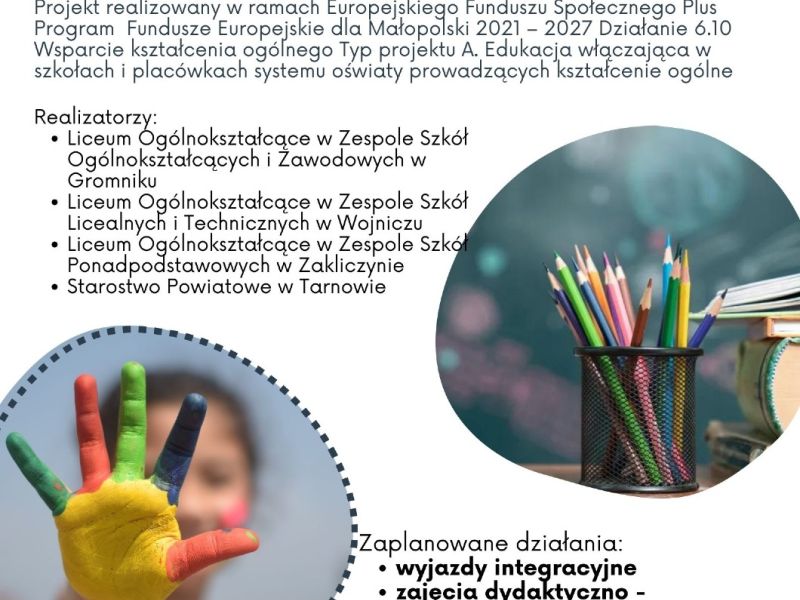 plakat rowne szanse edukacyjne