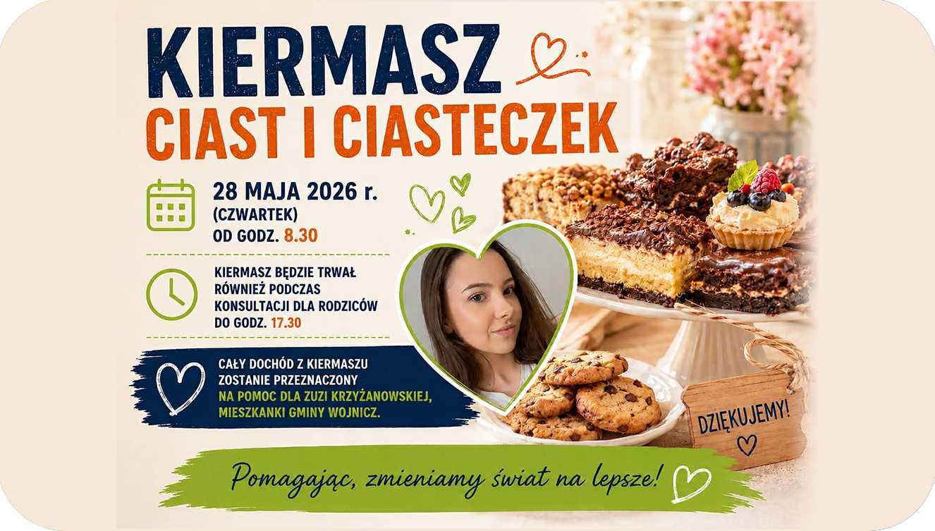 Kiermasz Ciast i Ciasteczek dla Zuzi 