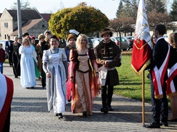 Marszałek Piłsudski na wojnickim rynku