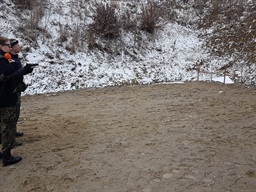 Zajęcia klasy I i II LO na Strzelnicy w Bochni
